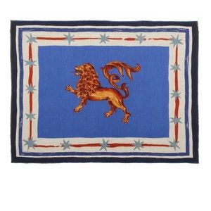 Gergei Erdei Zodiac Set of two Leo linen placemats